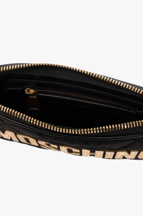 Moschino Женская яркая пляжная сумка бежевого цвета legs l 104 bag line