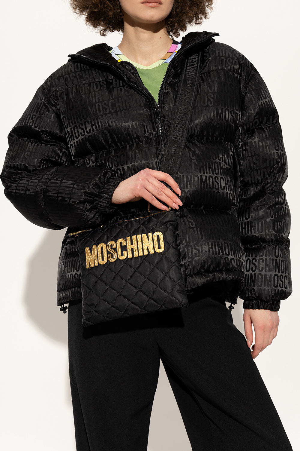 Moschino Quilted shoulder Hobo bag