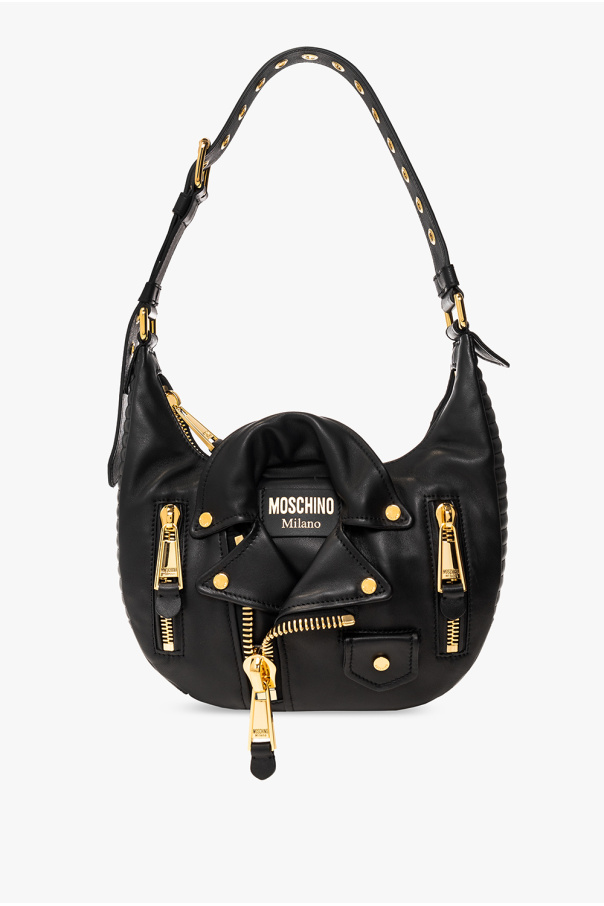 Moschino pre-owned butterfly-embroidery Saddle bag