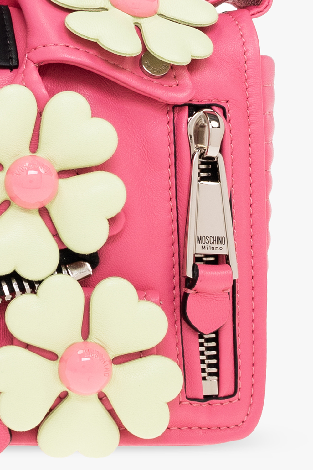 Moschino ‘Flowers Biker’ shoulder bag