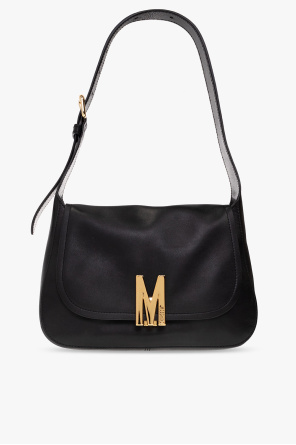 Leather shoulder bag od Moschino