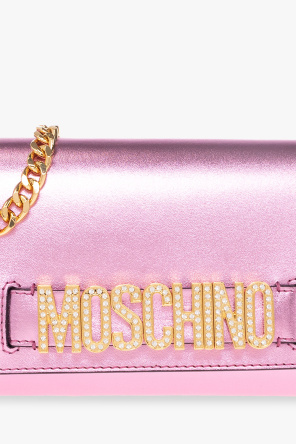 Moschino Furla logo cosmetic bag