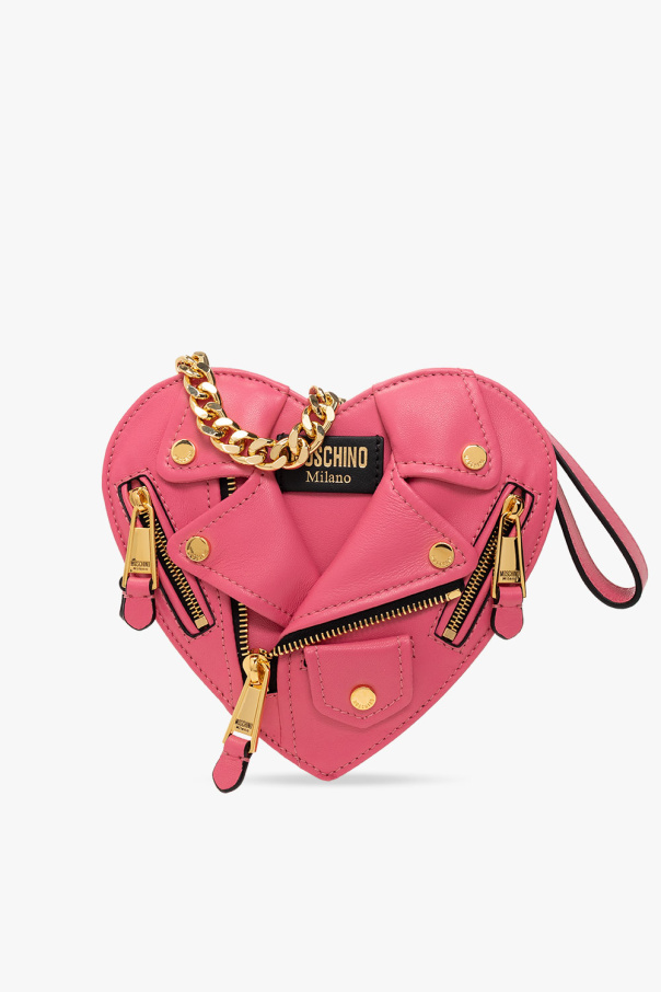 Moschino Leather shoulder colour-block bag