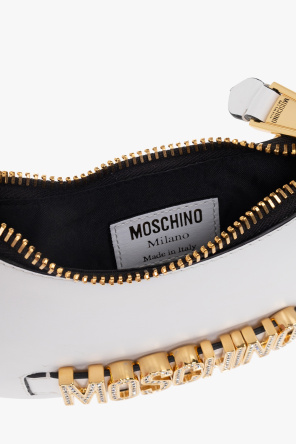 Moschino velvet quilted crossbody bag