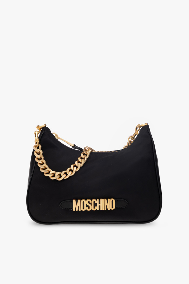 Moschino Gia butterfly quilted tote bag Black