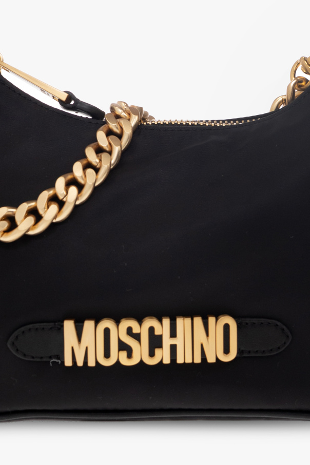 Moschino Alberta Ferretti logo top-handle tote Grün