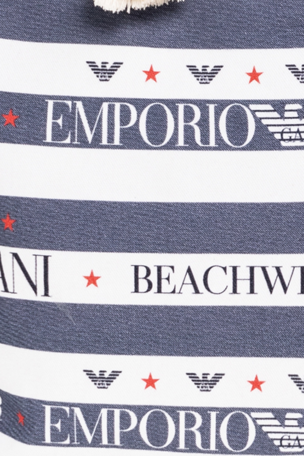 Emporio Armani emporio armani applique logo short sleeve hoodie item