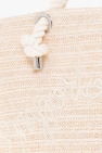 Emporio Armani cream Beach bag