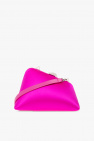 The Attico neon ‘Midnight’ satin clutch