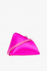 The Attico neon ‘Midnight’ satin clutch