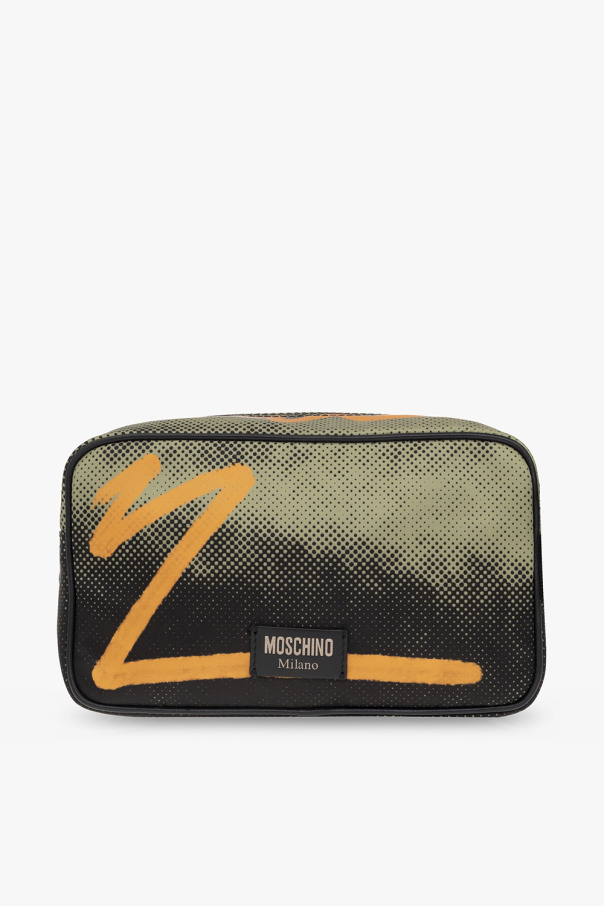 Moschino Patterned wash hanger bag