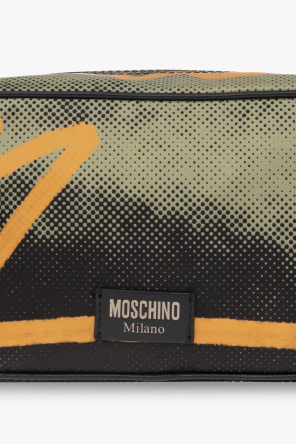 Moschino Z99Q NERO ANTIQUE GOLD LOVE CLASSIC PUFF MAXY QUILT 6 BAG
