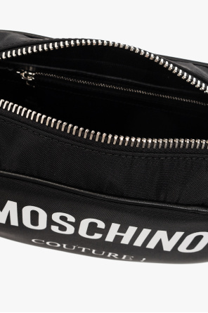 Moschino Bally monogram-print leather bag Brown