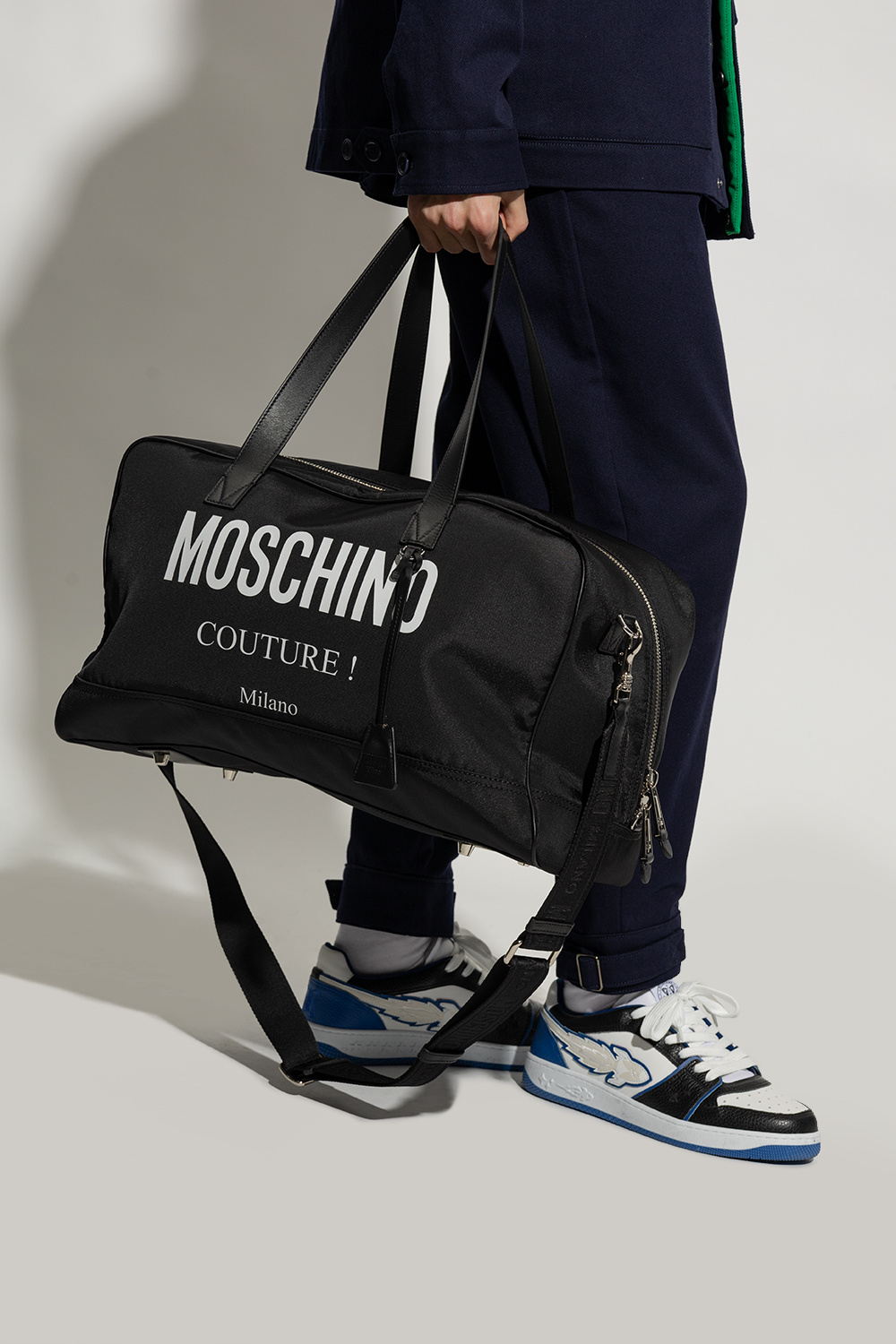 Moschino Duffel bag with logo
