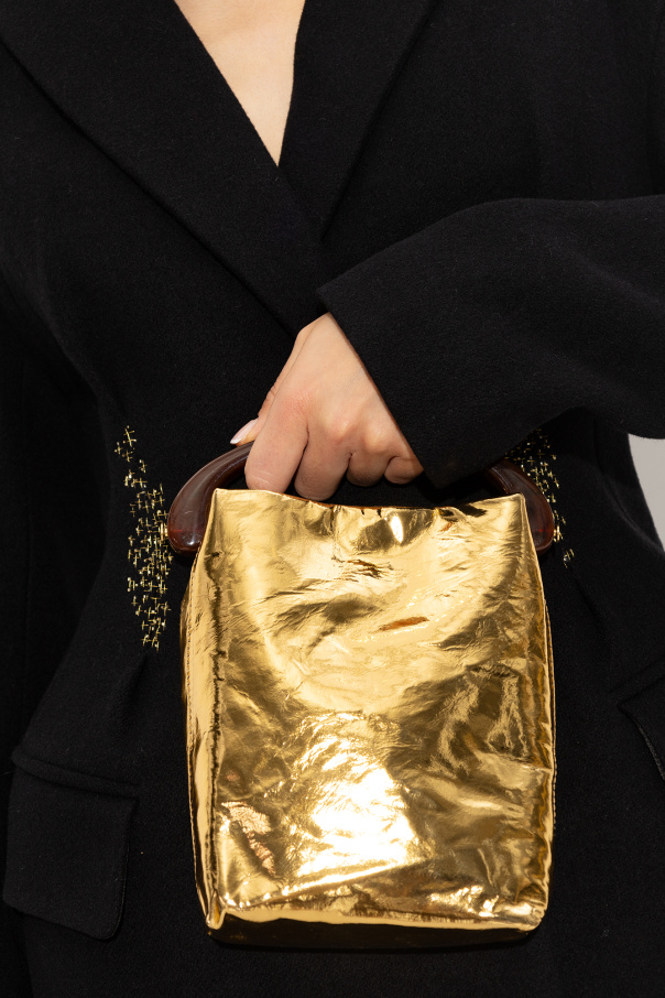 Niki crinkled effect tote bag Leather shoulder bag