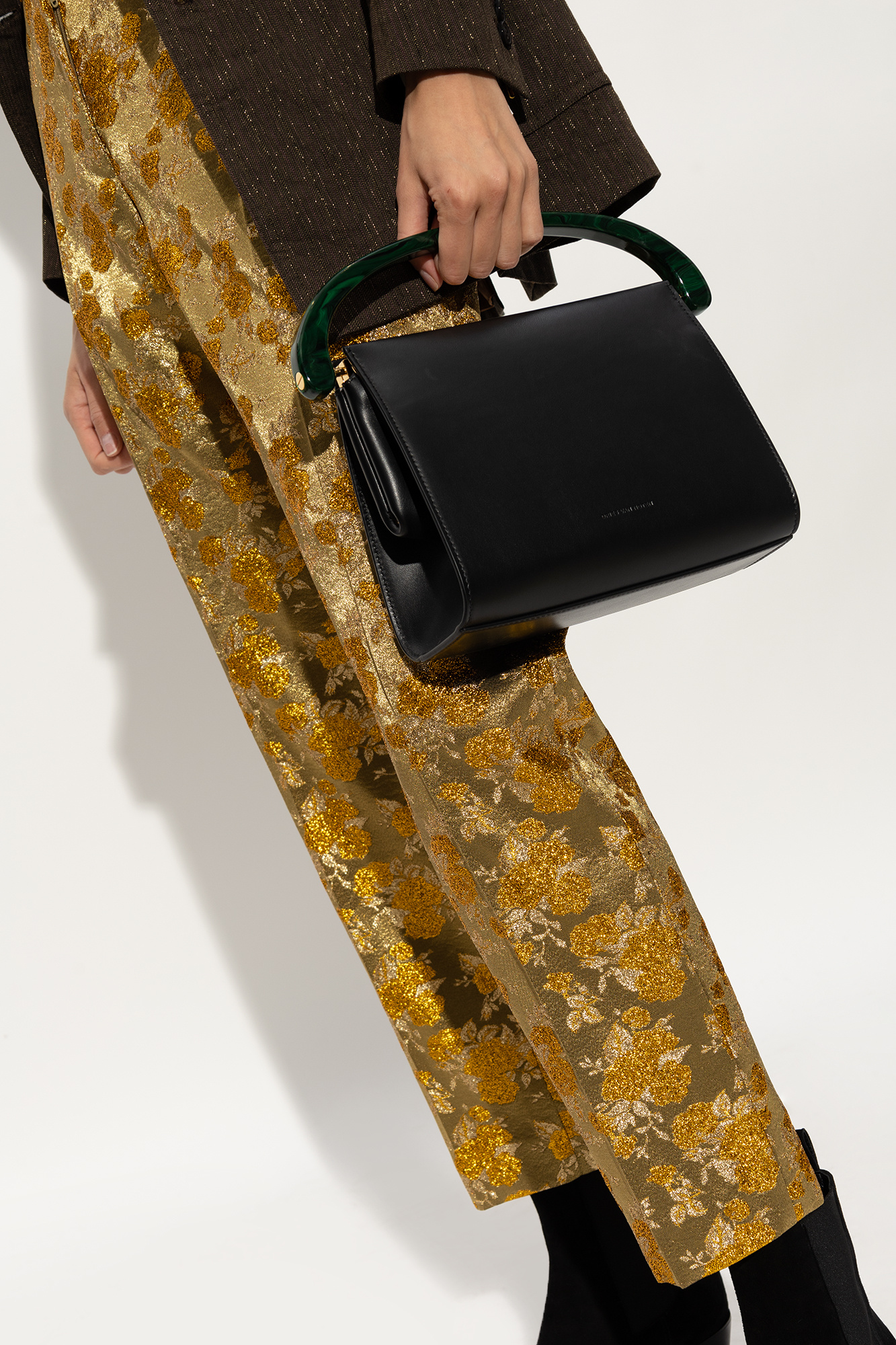 Dries Van Noten Leather shoulder bag