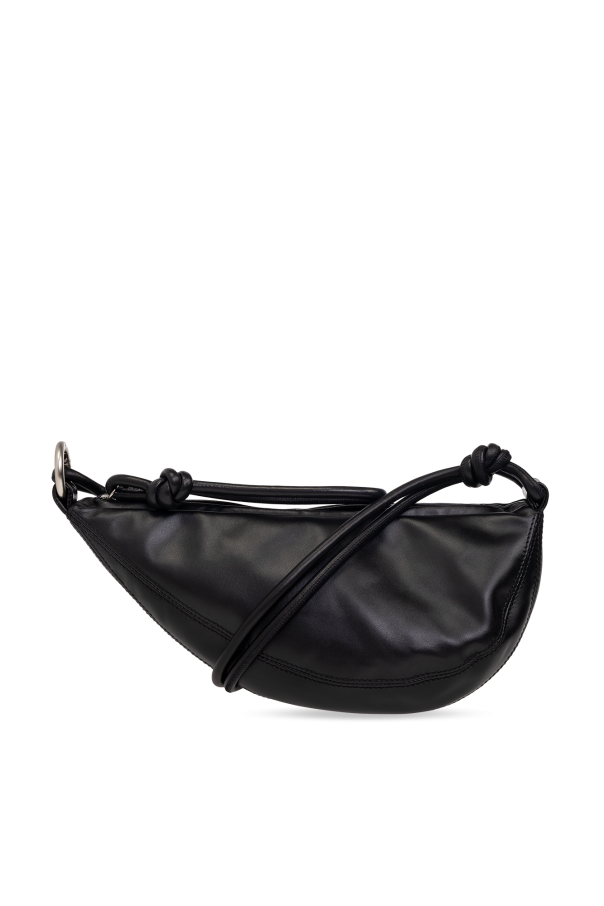 Dries Van Noten logo-lettering leather bag