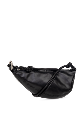 Dries Van Noten logo-lettering leather bag