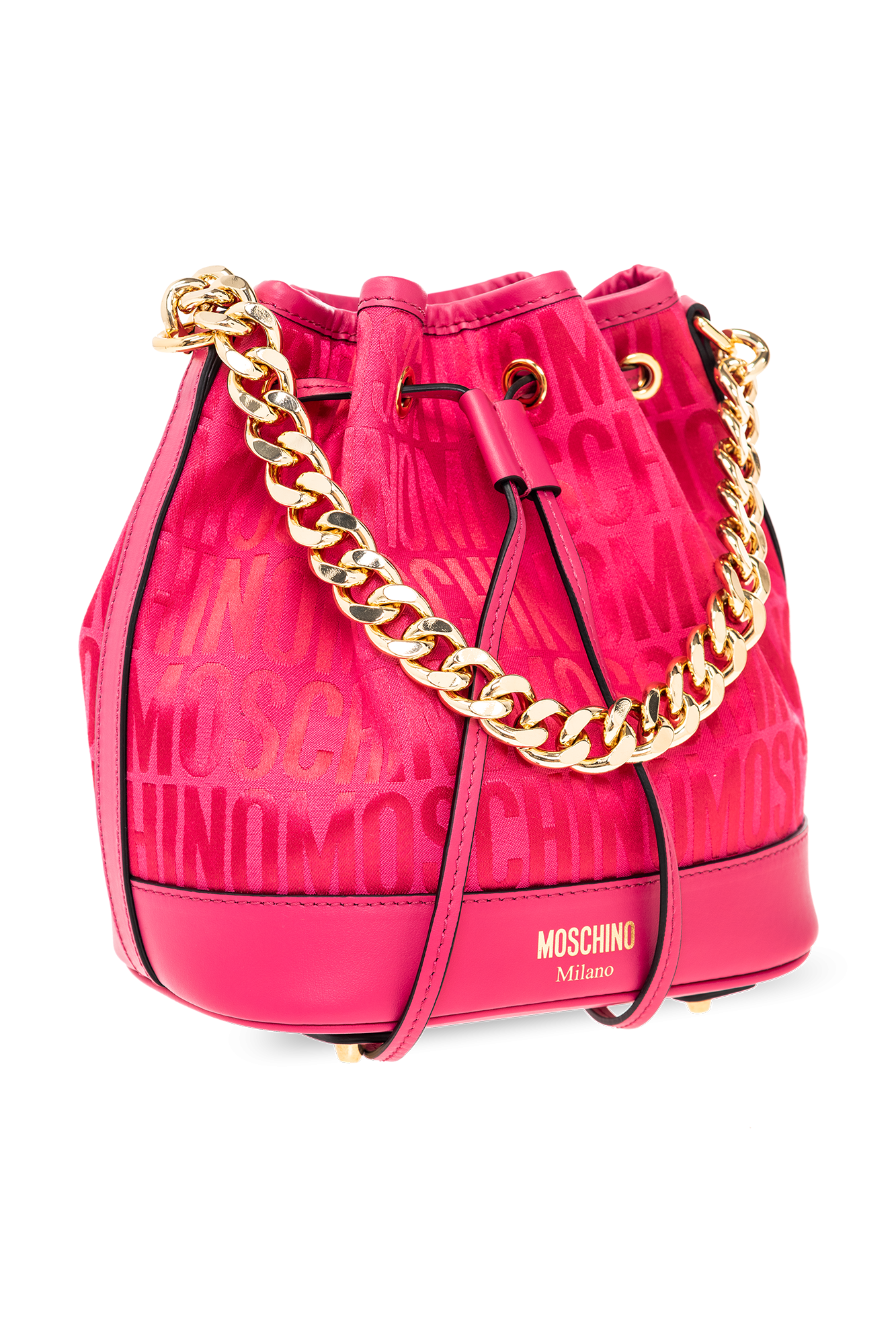 Pink Shoulder bag with logo Moschino - Vitkac Italy