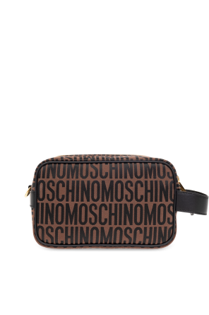 Moschino Monogrammed wash bag