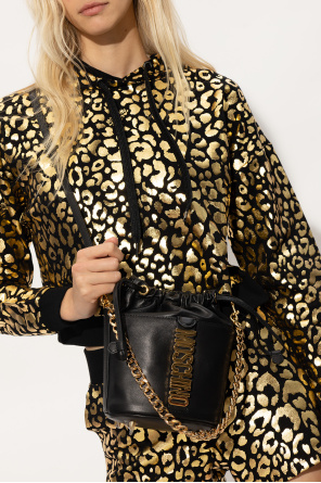 Leather bucket bag od Moschino