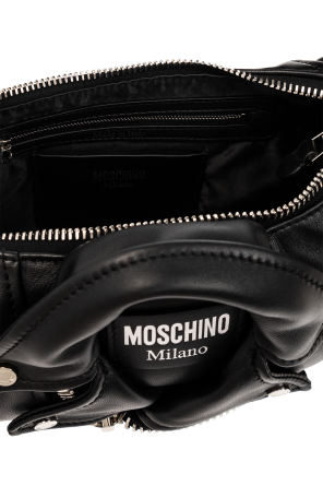 Moschino Biker-jacket shoulder bag