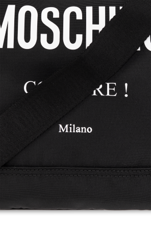 Moschino Shoulder power bag with logo