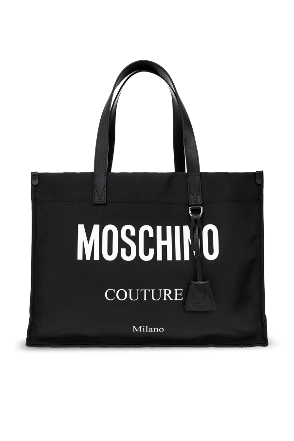 Brown Monogrammed shopper bag Moschino - Vitkac Canada