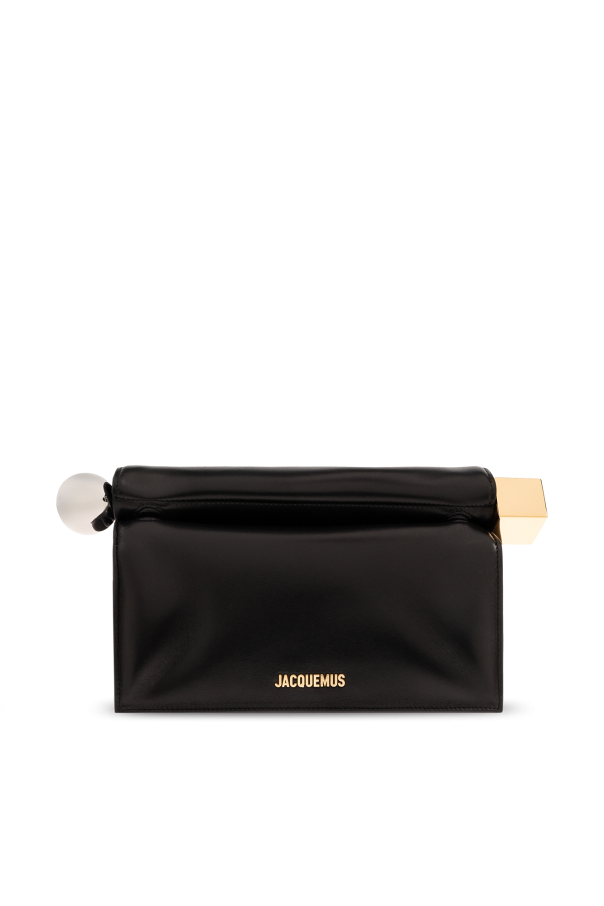 ‘La Pochette Rond Carre’ leather handbag od Jacquemus