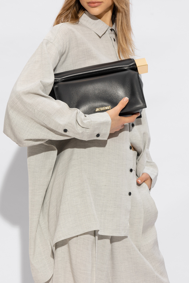 Jacquemus ‘La Pochette Rond Carre’ leather handbag