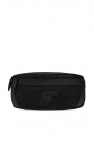 FERRAGAMO BLACK Belt bag with logo