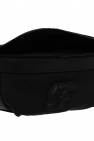 FERRAGAMO BLACK Belt bag with logo