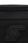 FERRAGAMO BLACK Belt bag with logo