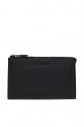 FERRAGAMO BLACK Clutch with logo
