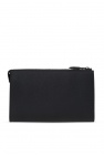 FERRAGAMO BLACK Clutch with logo