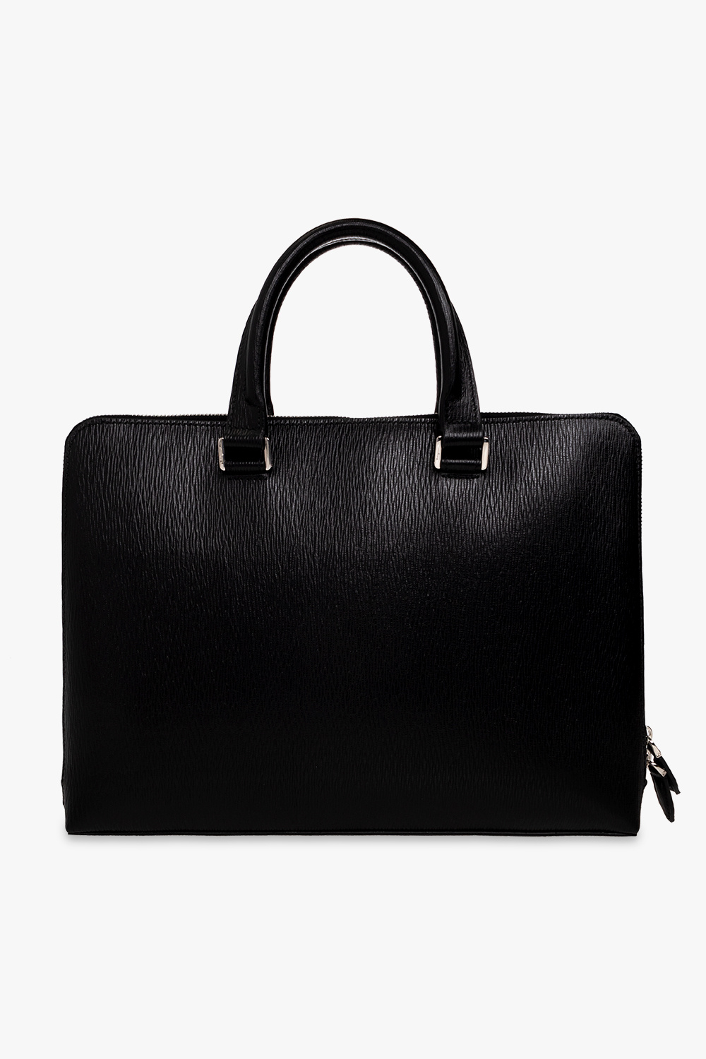 Salvatore Ferragamo Leather briefcase with logo