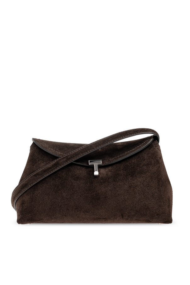Suede bag `T-Lock` od TOTEME