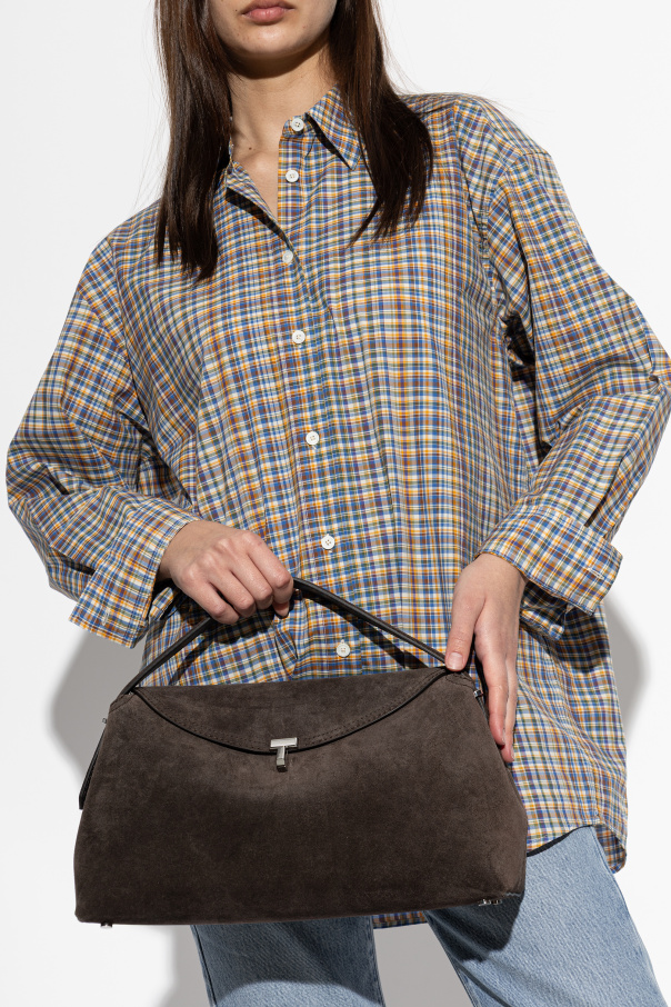 TOTEME Suede bag `T-Lock`