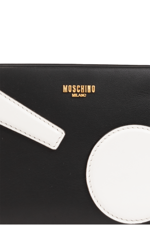Moschino Leather clutch