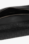 FERRAGAMO BLACK Leather wash bag