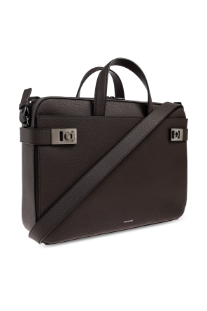 FERRAGAMO Leather handheld document bag