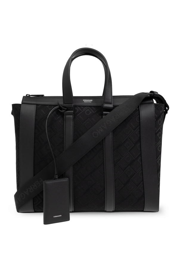 FERRAGAMO Briefcase with shoulder strap