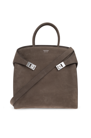 Bolso de mano de ante hug od FERRAGAMO