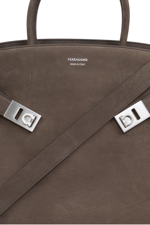 FERRAGAMO Suede handbag Hug