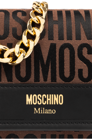 Moschino Torba na ramię z monogramem
