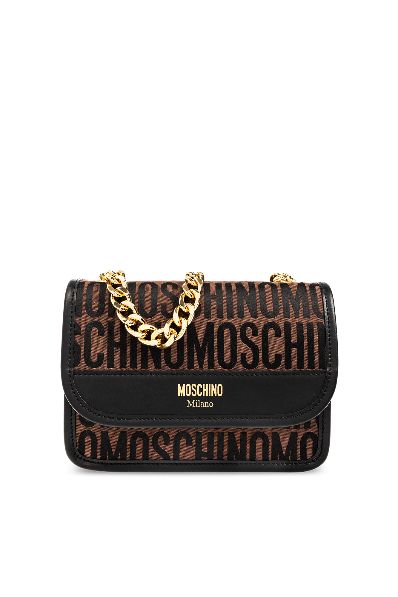 Brown Shoulder bag with monogram Moschino - Vitkac Canada