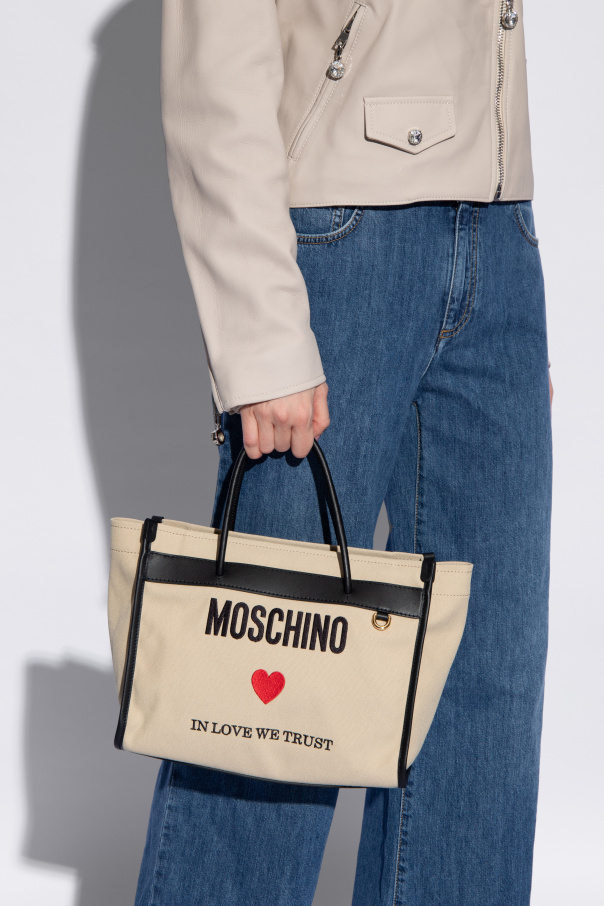 Moschino Shopper bag sleep with logo