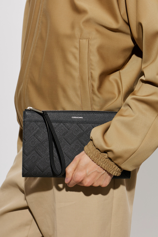 FERRAGAMO Carteira com alça de pulso