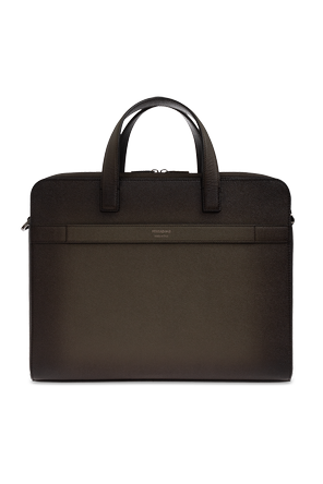 FERRAGAMO Leather briefcase "Trading"
