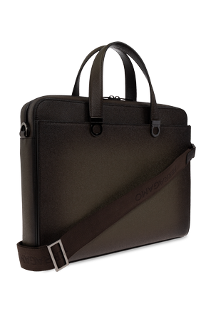 FERRAGAMO Leather briefcase "Trading"